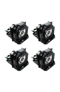 PANASONIC ET-LAD12KF, ET-LAD12000F (4 LAMPS SET) CARTUCCIA LAMPADA COMPATIBILE CON BULBO ORIGINALE CON SUPPORTO